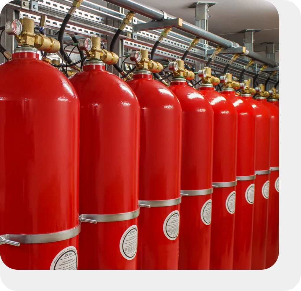 KAMP-Rechenzentrum Brandschutz