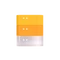Dreistufiges Objekt in Gelb, Orange und Silber; je Stufe zwei weiße Punkte.