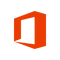 Orangener, rahmenförmiger Quadratring mit 3D-Effekt auf schwarzem Hintergrund.